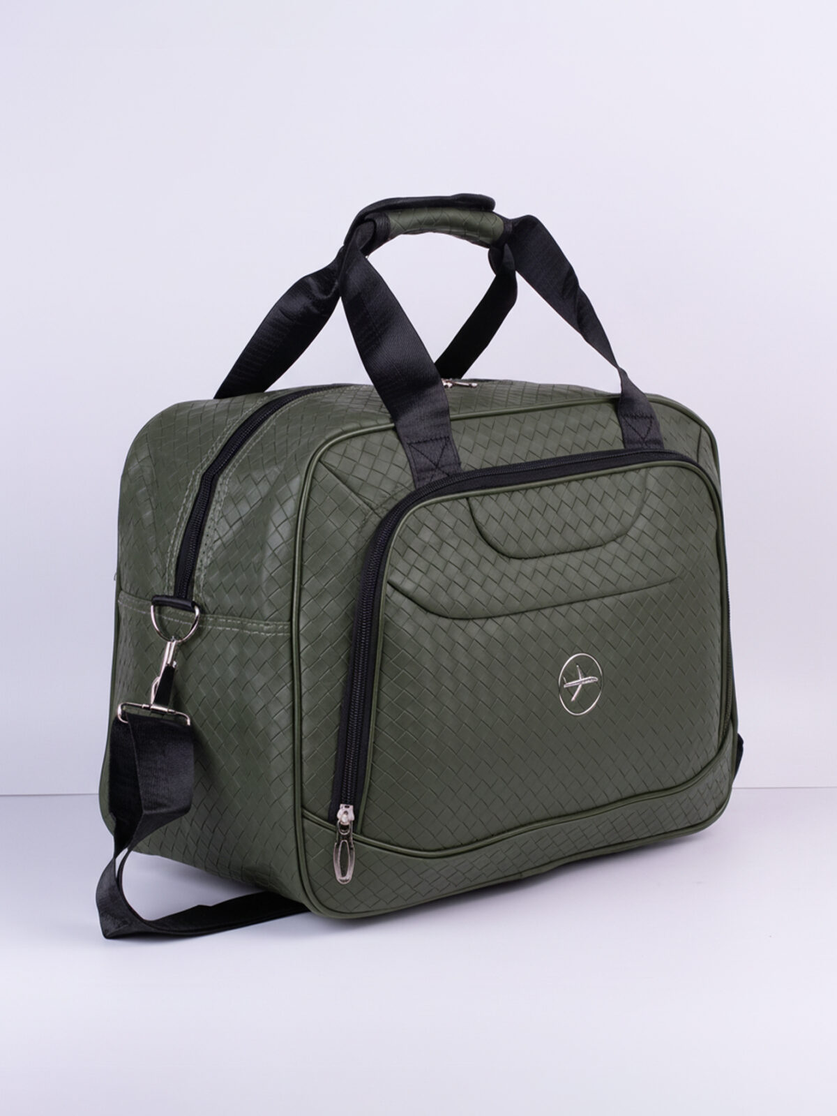 Bolsa Sacola de Viagem Academia Fim de Semana Couro  Bordo Item Pessoal Padrão ANAC - Imagem 3