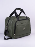 Bolsa Sacola de Viagem Academia Fim de Semana Couro  Bordo Item Pessoal Padrão ANAC - Imagem 3