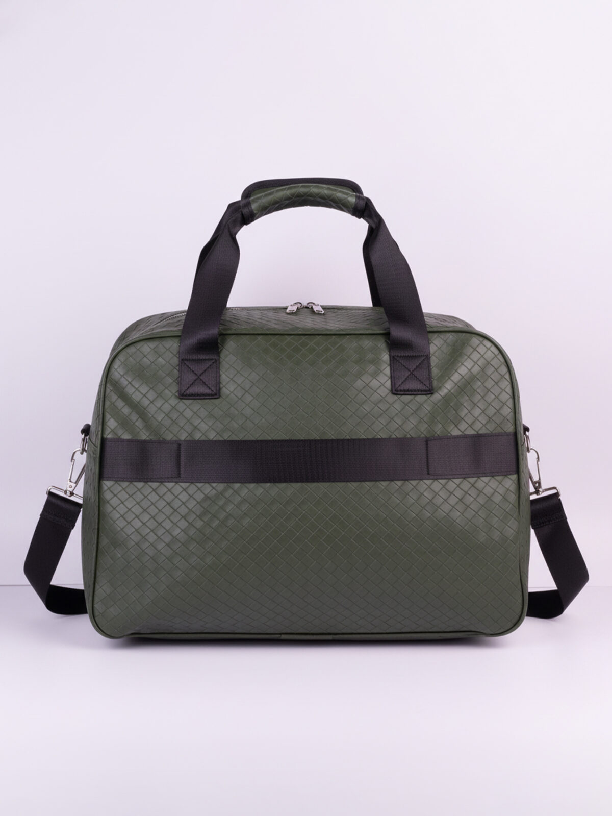 Bolsa Sacola de Viagem Academia Fim de Semana Couro  Bordo Item Pessoal Padrão ANAC - Imagem 4