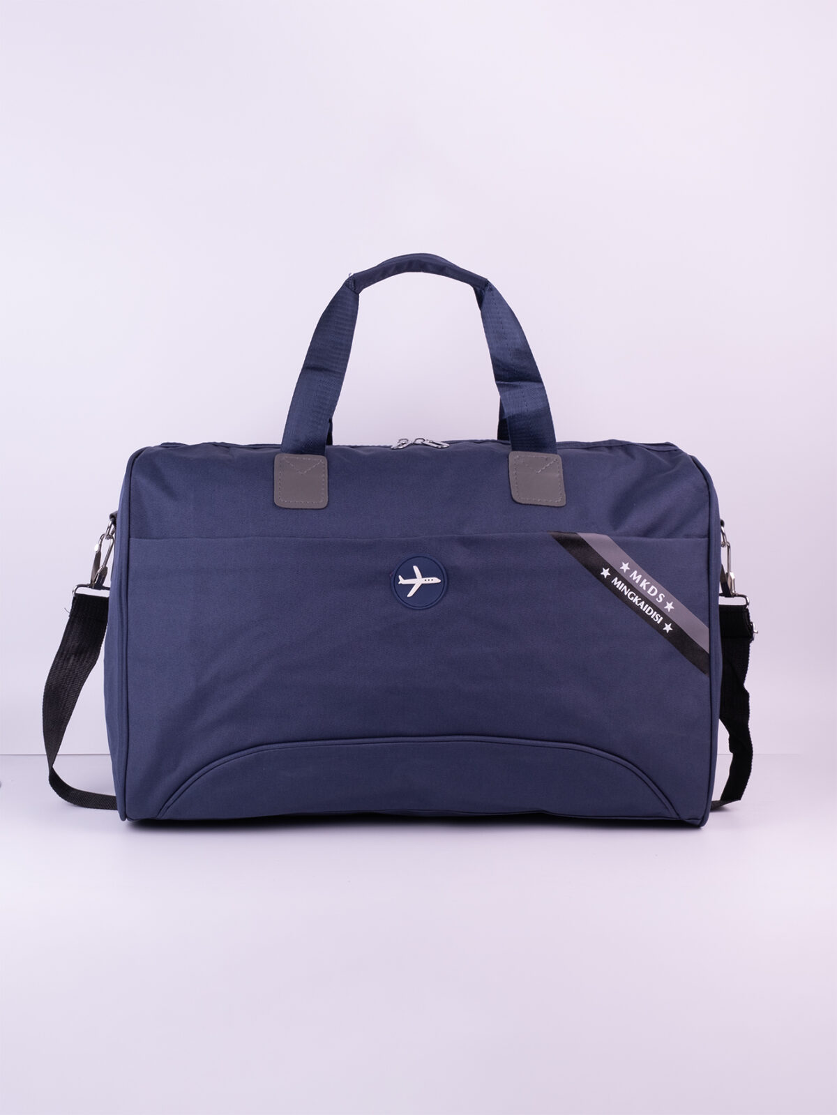 Bolsa Sacola de Viagem Grande Nylon Academia Fim de Semana com Alça Transversal e Encaixe para Mala de Rodinha - Imagem 2
