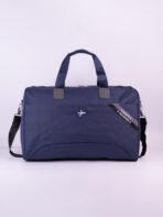 Bolsa Sacola de Viagem Grande Nylon Academia Fim de Semana com Alça Transversal e Encaixe para Mala de Rodinha - Imagem 2