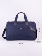 Bolsa Sacola de Viagem Grande Nylon Academia Fim de Semana com Alça Transversal e Encaixe para Mala de Rodinha - Imagem 6