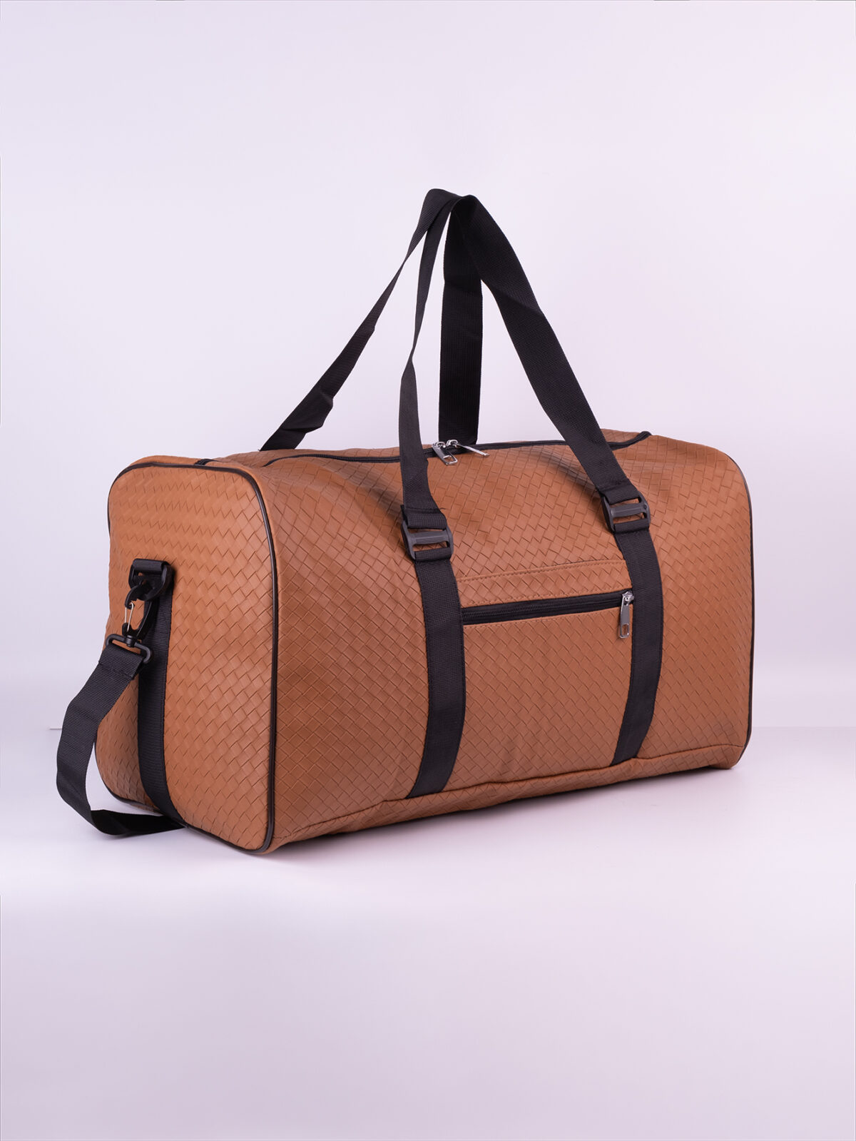 Mala de Mão Viagem Couro Sintético Textura Trançada (Tressê)  Bordo Padrão ANAC 55cm - Imagem 3