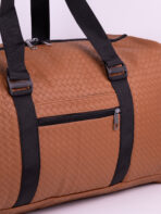 Mala de Mão Viagem Couro Sintético Textura Trançada (Tressê)  Bordo Padrão ANAC 55cm - Imagem 6