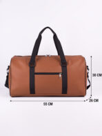Mala de Mão Viagem Couro Sintético Textura Trançada (Tressê)  Bordo Padrão ANAC 55cm - Imagem 8