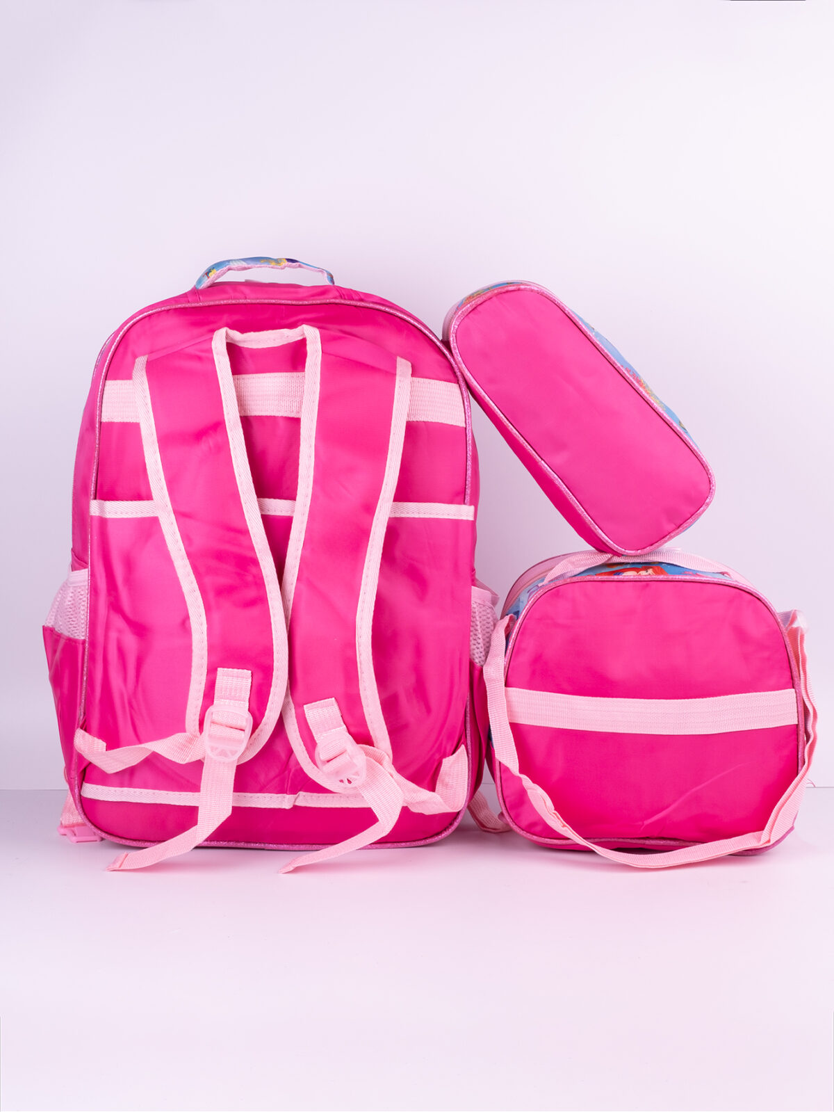 Kit 3 Mochilas Infantil Escolar 3d Com Lancheira Termica e Estojo Tam G REF 1601 - Imagem 4