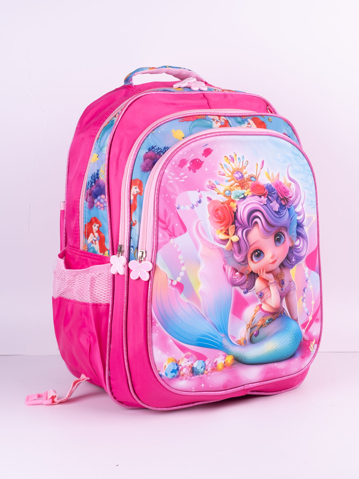 Kit 3 Mochilas Infantil Escolar 3d Com Lancheira Termica e Estojo Tam G REF 1601 - Imagem 7