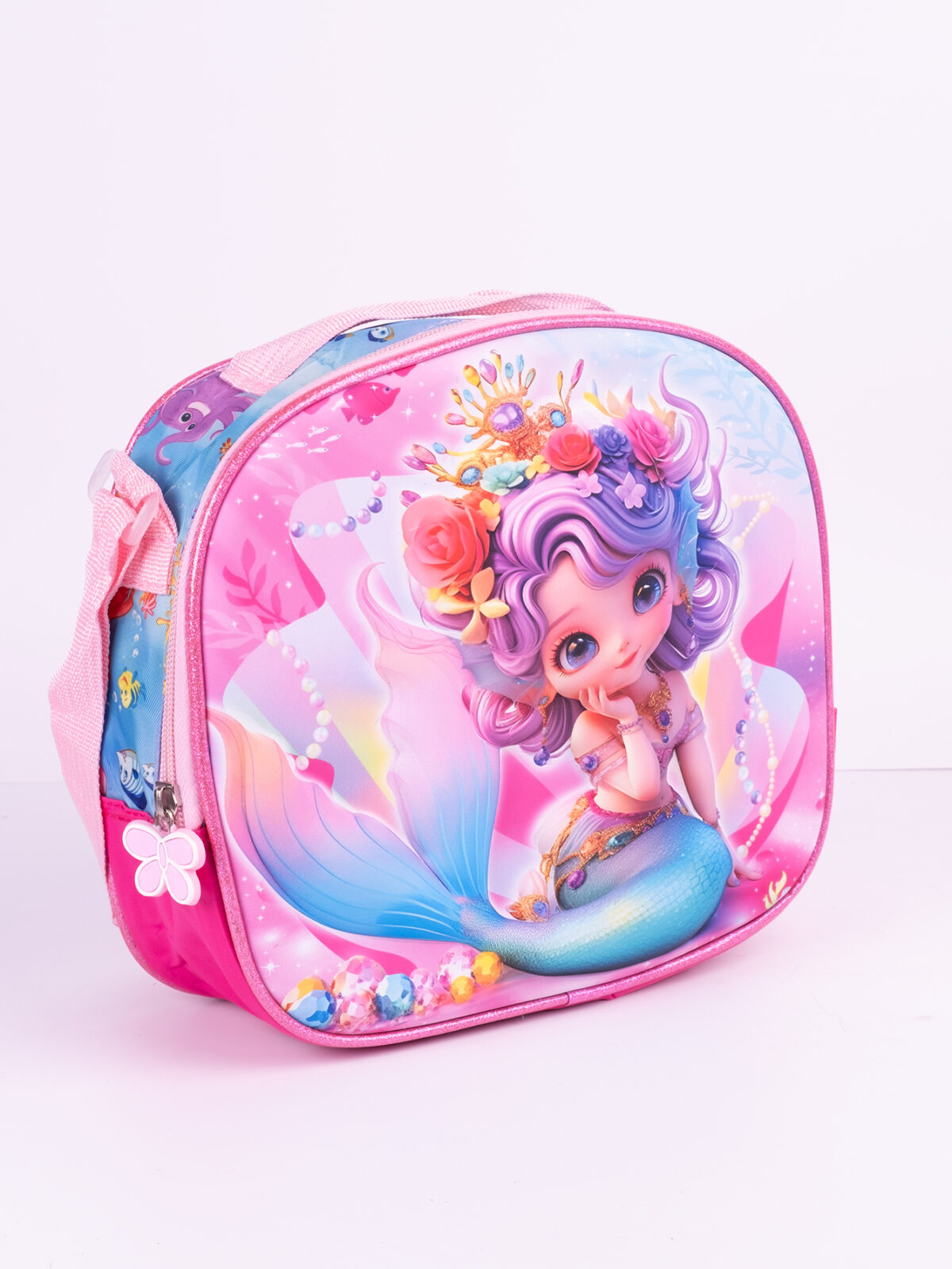 Kit 3 Mochilas Infantil Escolar 3d Com Lancheira Termica e Estojo Tam G REF 1601 - Imagem 9