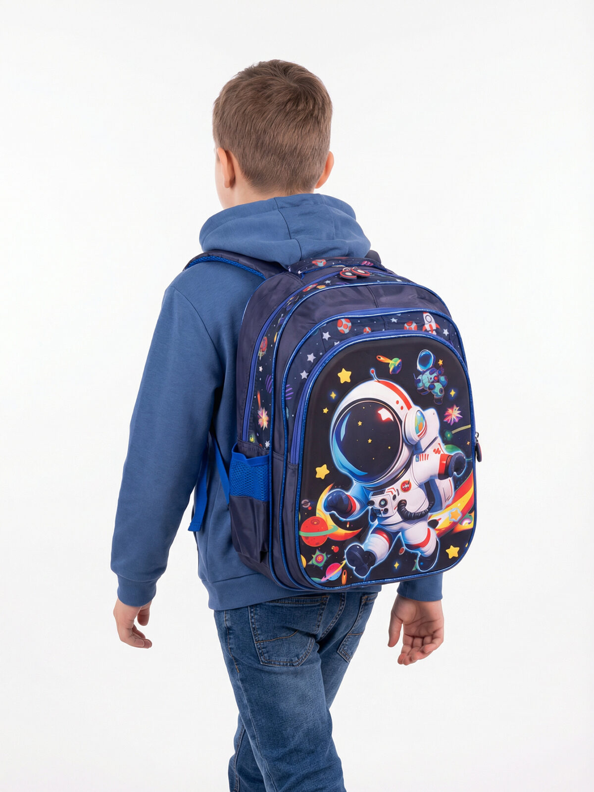 Mochila Escolar Infantil Estampada 3D Tam G REF 1701 - Imagem 2