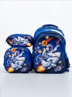 Kit Mochilas Infantil Escolar 3d C/lancheira Termica Estojo 3101