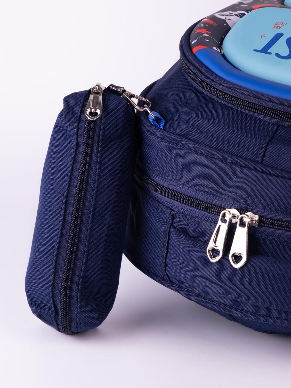 Mochila Escolar Infantil Estampada 3D Com Estojo Tam M REF 350 - Imagem 7