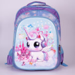 Mochila Escolar Infantil Estampada 3D Tam G REF 408