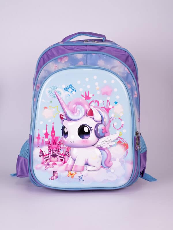 Mochila Escolar Infantil Estampada 3D Tam G REF 408