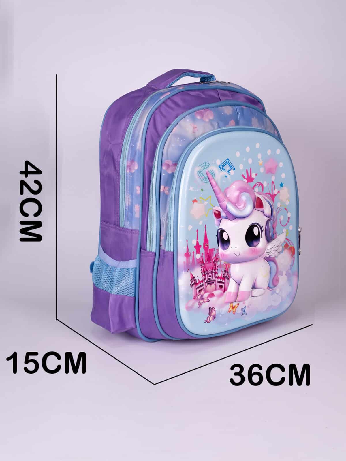 Mochila Escolar Infantil Estampada 3D Tam G REF 408 - Imagem 5