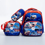Kit Mochilas Infantil Escolar 3d C/lancheira Termica Estojo 8899
