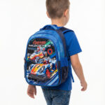 Mochila Escolar Infantil Com Estojo Estampada 3D Tam G REF 9020