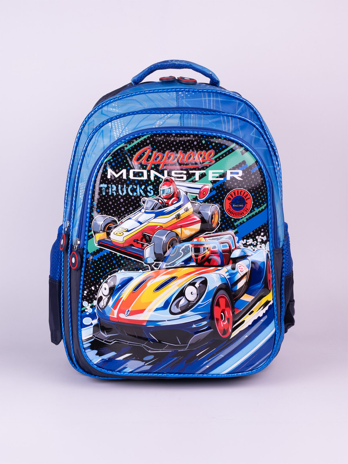 Mochila Escolar Infantil Com Estojo Estampada 3D Tam G REF 9020 - Imagem 3