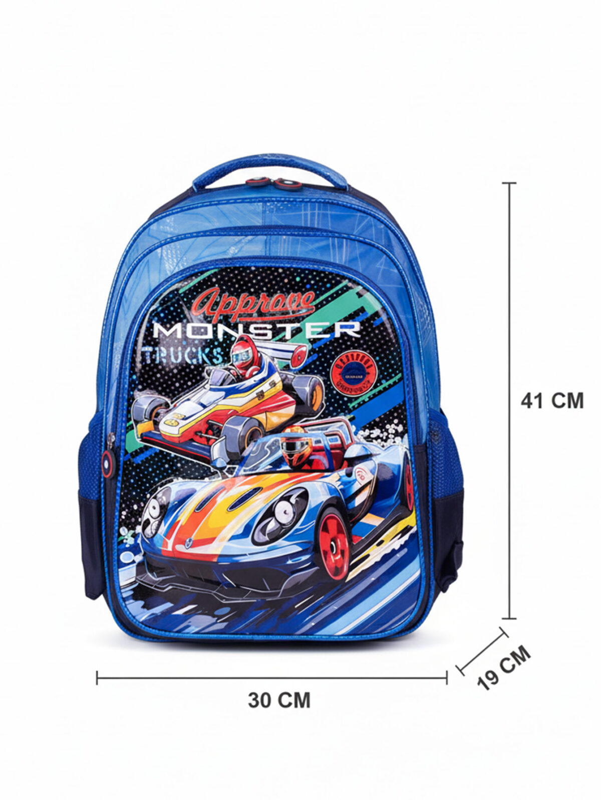Mochila Escolar Infantil Com Estojo Estampada 3D Tam G REF 9020 - Imagem 9