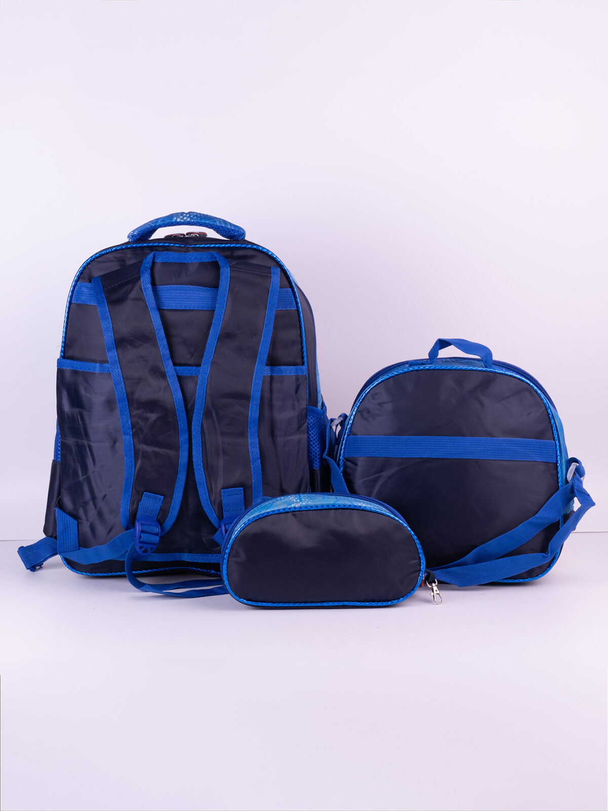 Kit 3 Mochilas Infantil Escolar 3d Com Lancheira Termica e Estojo Tam G 9030 - Imagem 9