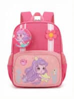 Mochila Infantil Escolar de Nylon Tam P Creche Pré-Escola REF C-1043
