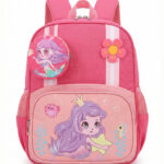 Mochila Infantil Escolar de Nylon Tam P Creche Pré-Escola REF C-1043