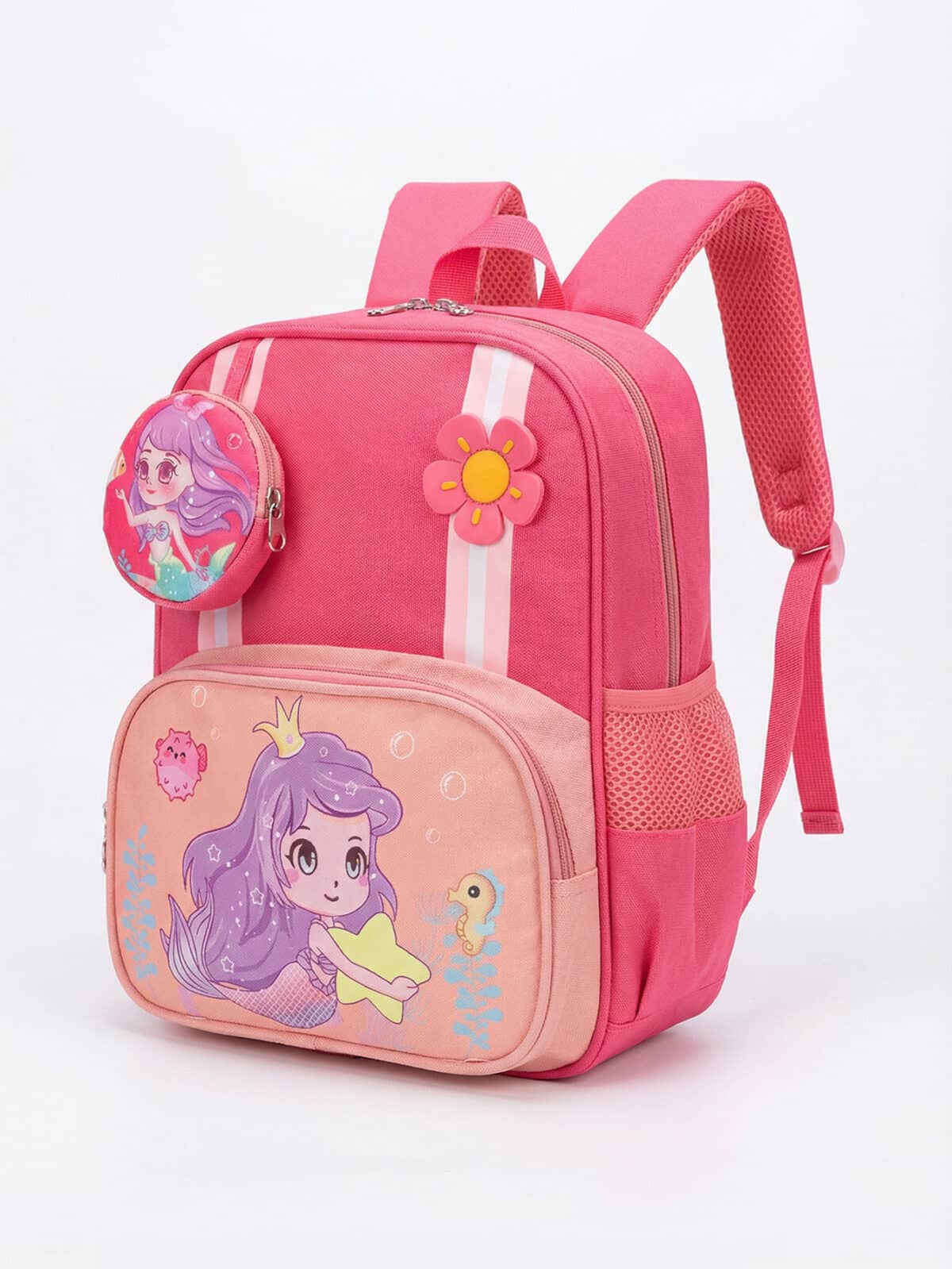 Mochila Infantil Escolar de Nylon Tam P Creche Pré-Escola REF C-1043 - Imagem 2