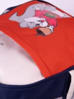 Mochila Infantil Escolar de Nylon C/Estojo Tam P Creche Pré-Escola REF C-1045 - Imagem 6