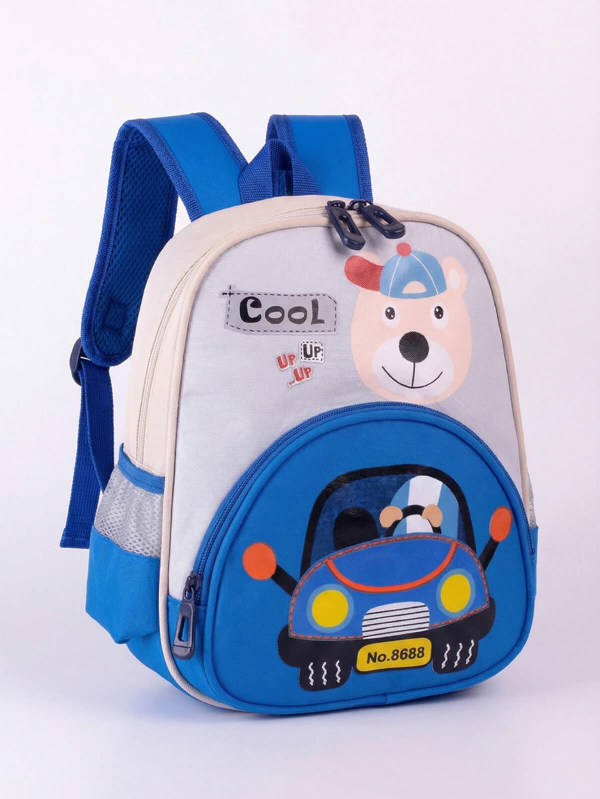 Mochila Infantil Escolar de Nylon Tam P Creche Pré-Escola REF C-1046 - Imagem 2