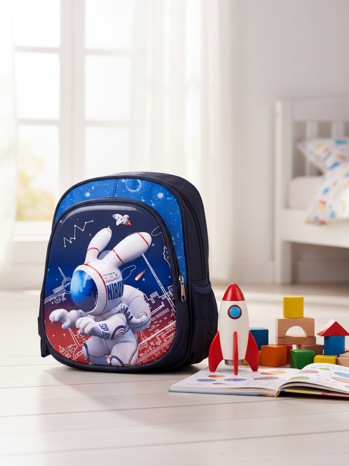 Mochilinha Infantil Escolar 3D Alto Relevo Creche Pré-Escola TAM P - Imagem 7