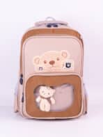 Mochila Escolar Juvenil Feminina Creche Pré-Escola Urso Bichinho Pelúcia - Imagem 2