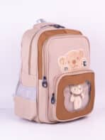 Mochila Escolar Juvenil Feminina Creche Pré-Escola Urso Bichinho Pelúcia - Imagem 3