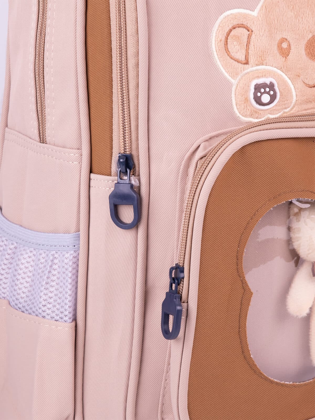 Mochila Escolar Juvenil Feminina Creche Pré-Escola Urso Bichinho Pelúcia - Imagem 7