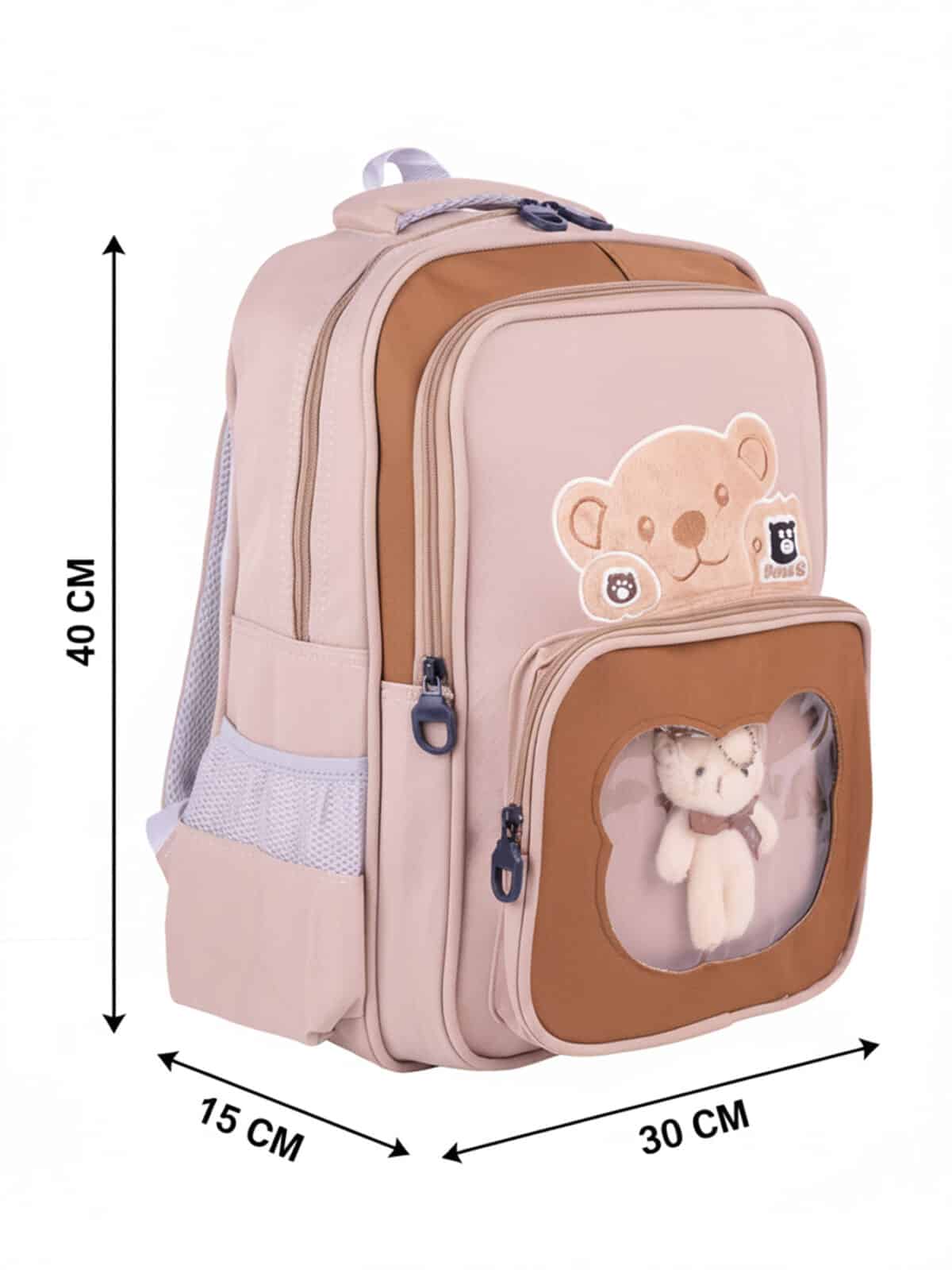 Mochila Escolar Juvenil Feminina Creche Pré-Escola Urso Bichinho Pelúcia - Imagem 10