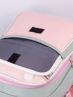 Mochila Escolar Soft Girl Candy Colors Estilo Coreano Rabbit Com Bolsinha - Imagem 7