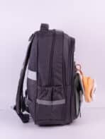 Mochila Escolar Casual Kawaii Com Pingente De Pelúcia Multi Bolsos Grande Capacidade - Imagem 4