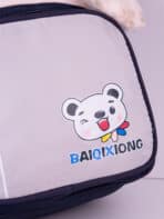 Mini Mochila Escolar Kawaii Ursinho Estrelas Com Pingente De Pelúcia Para Menino e Menina - Imagem 7