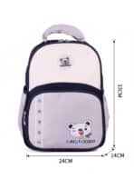 Mini Mochila Escolar Kawaii Ursinho Estrelas Com Pingente De Pelúcia Para Menino e Menina - Imagem 8