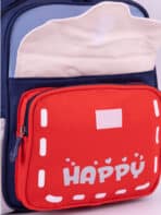 Mini Mochila Infantil Panda Happy Colorida Com Orelhinhas Kawaii Para Creche - Imagem 8