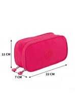 Estojo Box Grande 100 Pens com Duplo Zíper Organizador 2 Compartimentos Nylon Resistente com Elásticos - Imagem 8