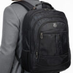 Mochila Executiva Grande Capacidade Reforçada com Alça Cabo de Aço Para Notebook Impemeável K02