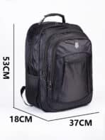 Mochila Executiva Grande Capacidade Reforçada com Alça Cabo de Aço Para Notebook Impemeável K04 - Imagem 8