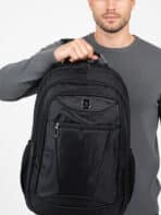 Mochila Executiva Grande Capacidade Reforçada com Alça Cabo de Aço Para Notebook Impemeável K05 - Imagem 2