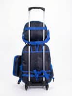 Kit Mochila Escolar Rodinhas Lancheira Estojo 3 Peças Grande Resistente 3D volta as aulas - Imagem 3