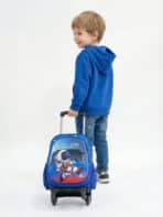 Kit Mochila Escolar Infantil Estampada Personagem Tam P com rodinhas C12658-1 - Imagem 8