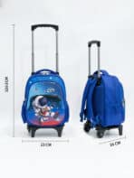 Kit Mochila Escolar Infantil Estampada Personagem Tam P com rodinhas C12658-1 - Imagem 7