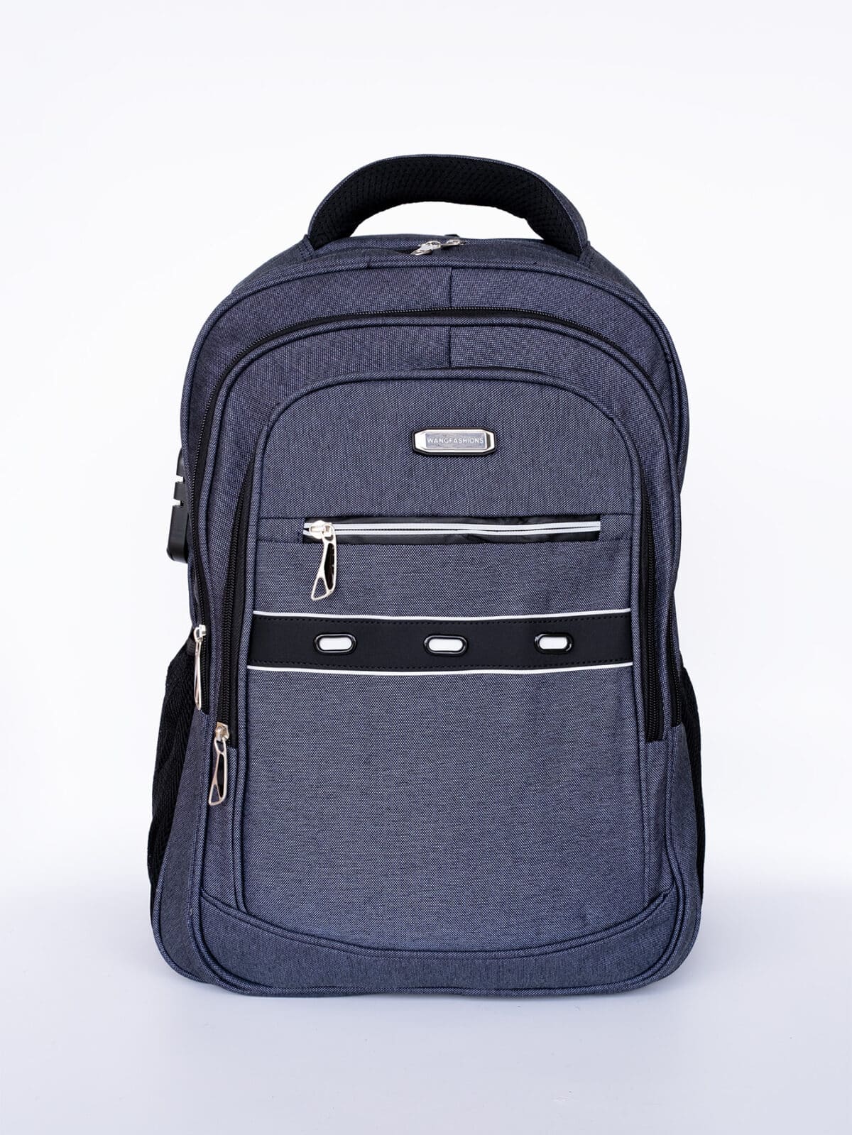Mochila Masculina Reforçada Impermeável Grande - USB, Porta Canetas e Alça Acolchoada W3203 - Imagem 2