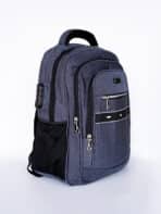 Mochila Masculina Reforçada Impermeável Grande - USB, Porta Canetas e Alça Acolchoada W3203 - Imagem 3