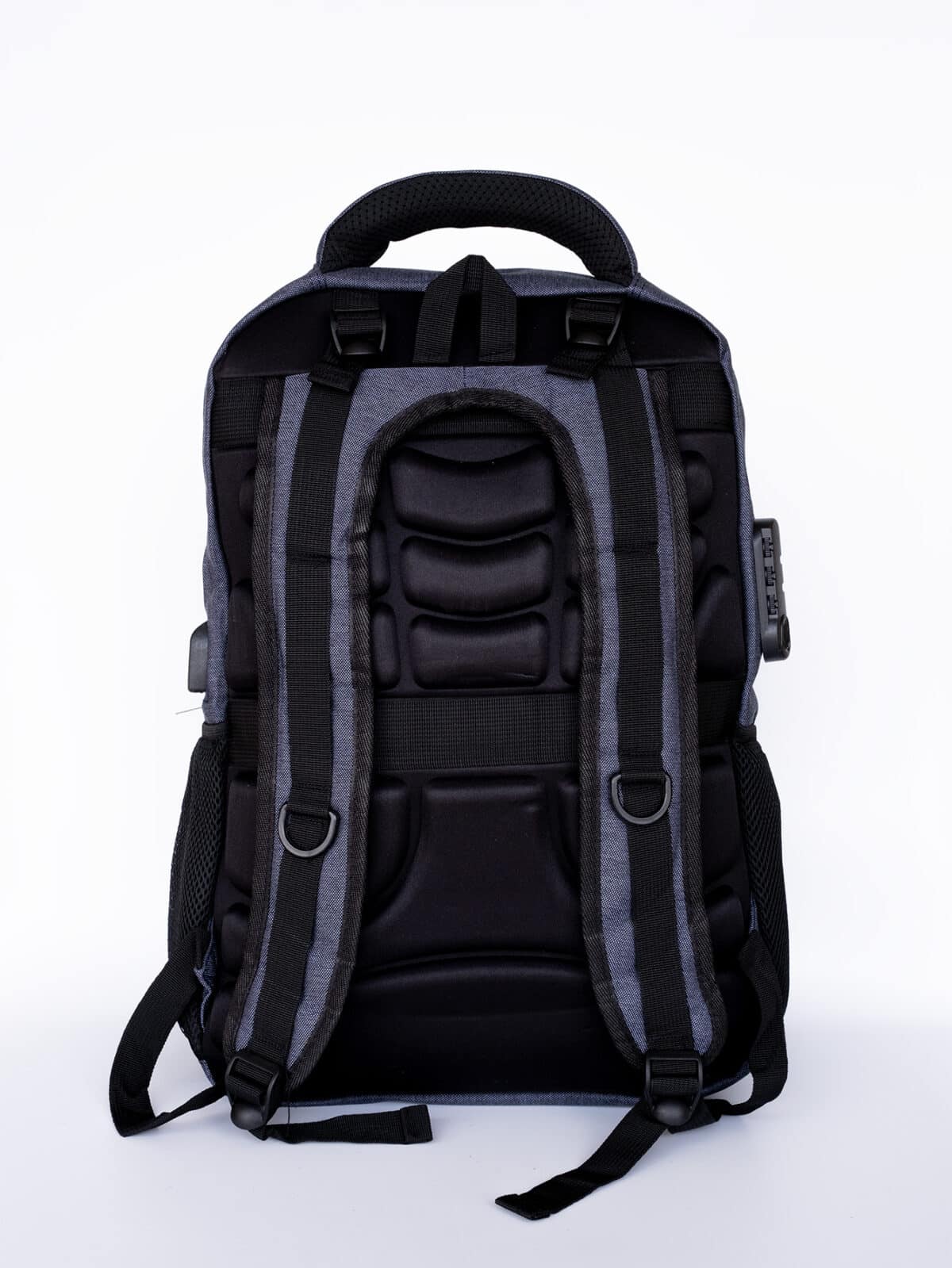 Mochila Masculina Reforçada Impermeável Grande - USB, Porta Canetas e Alça Acolchoada W3203 - Imagem 4