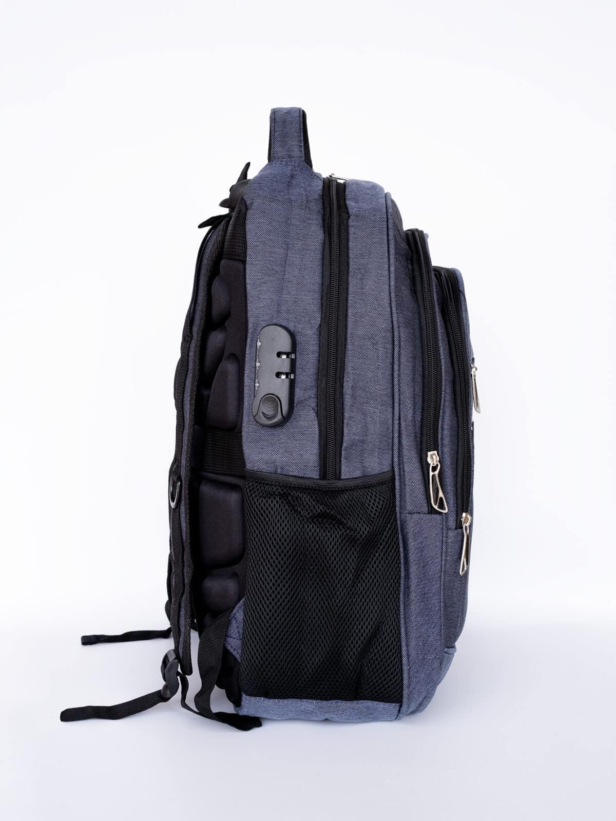 Mochila Masculina Reforçada Impermeável Grande - USB, Porta Canetas e Alça Acolchoada W3203 - Imagem 5