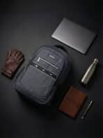 Mochila Masculina Reforçada Impermeável Grande - USB, Porta Canetas e Alça Acolchoada W3203 - Imagem 9